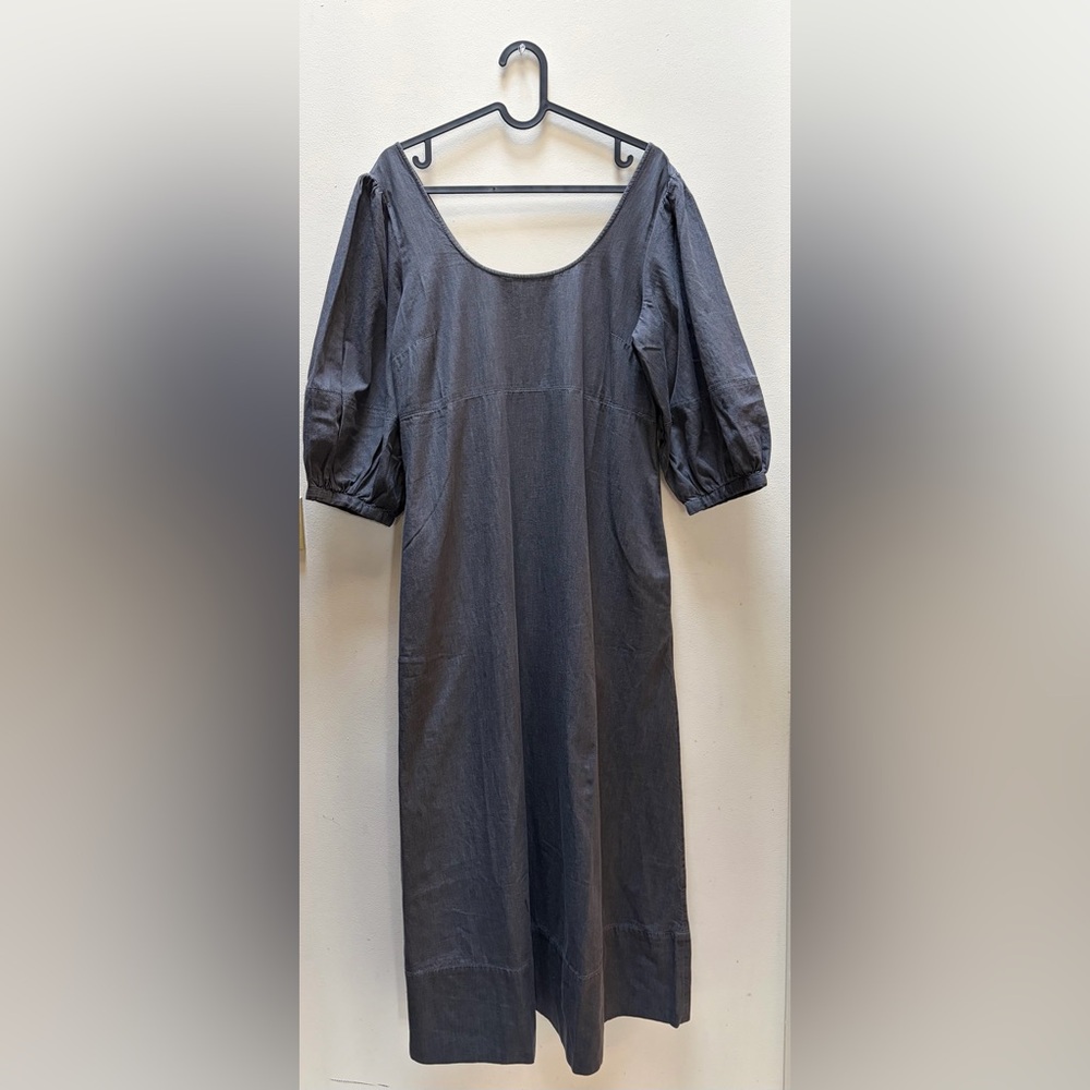 Rachel Comey For Target Slate Gray Lightweight Dress With Scoop Neckline